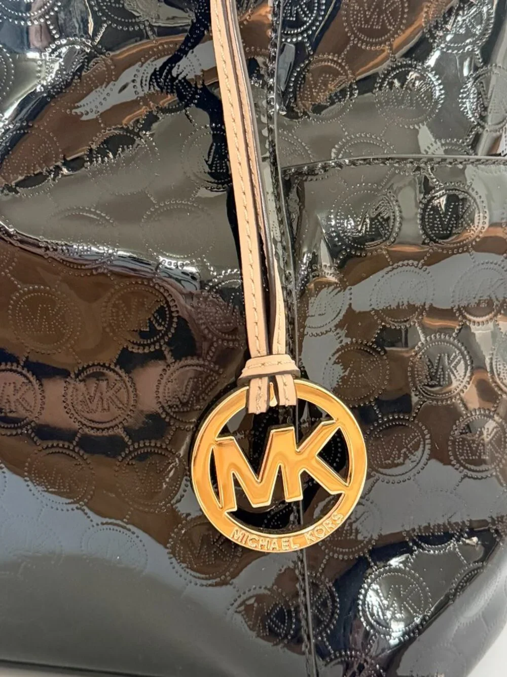 Michael Kors Jet Set Patent Leather Tote